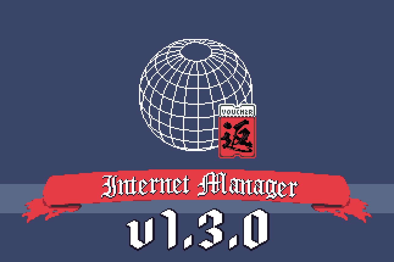 Internet Manager v1.3.0 - Retrovoucher Update